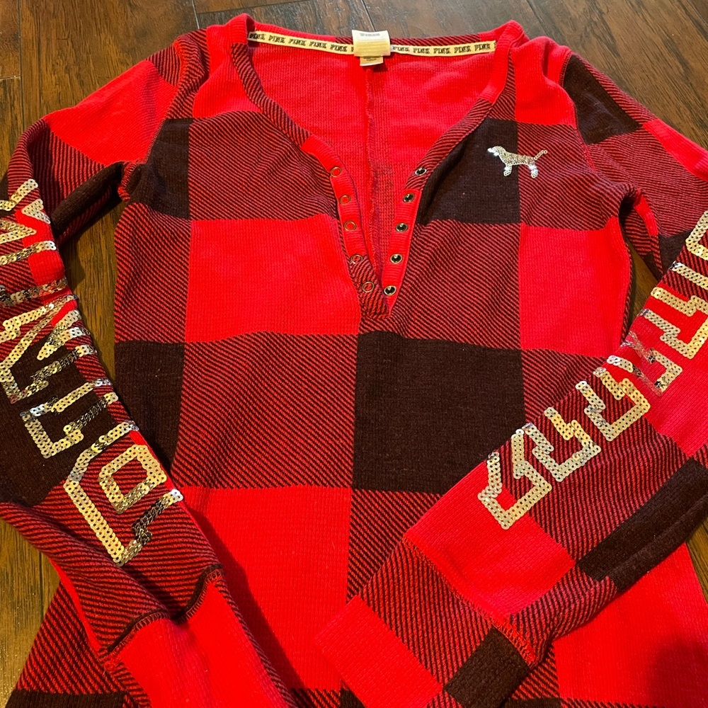 Victoria's Secret PINK Vibrant Red Sleepwear